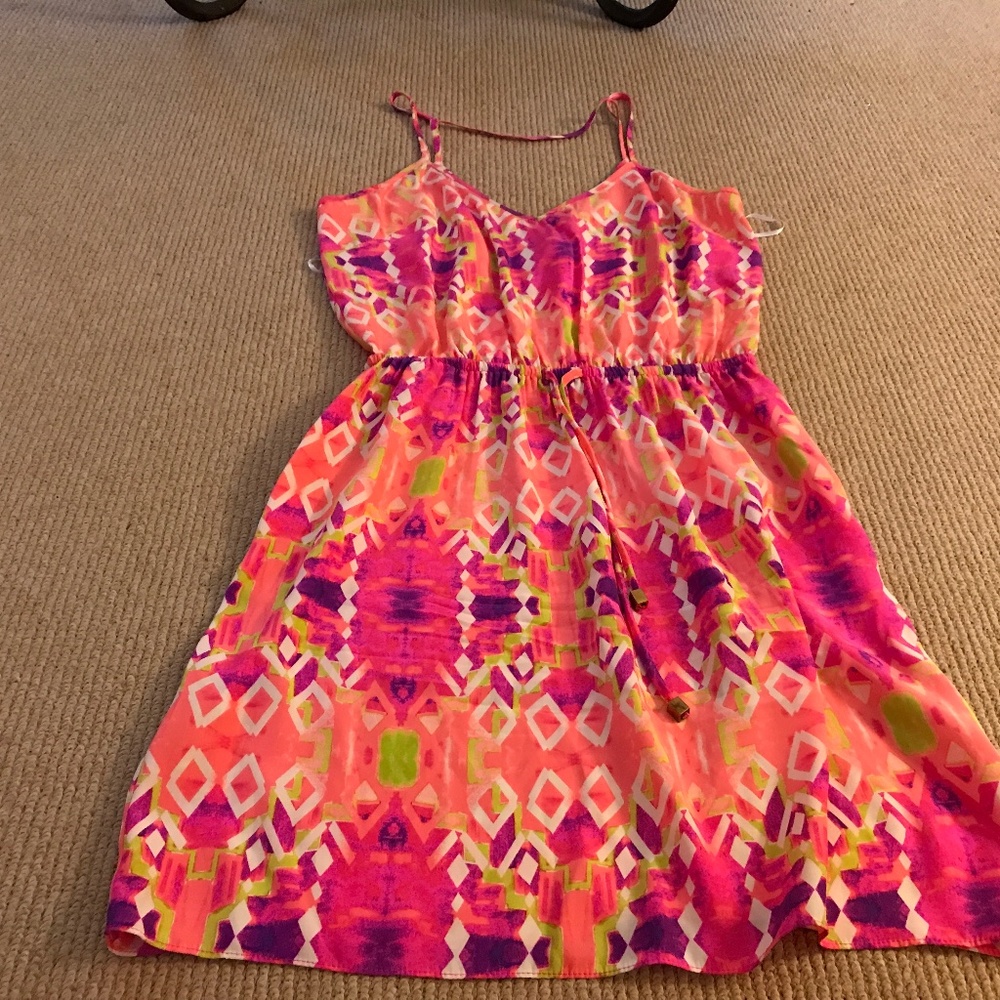 Alice and trixie bright silk dress size med
